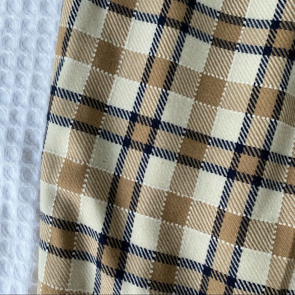 Vintage Plaid High Waisted Rise Trousers - Picture 7 of 13